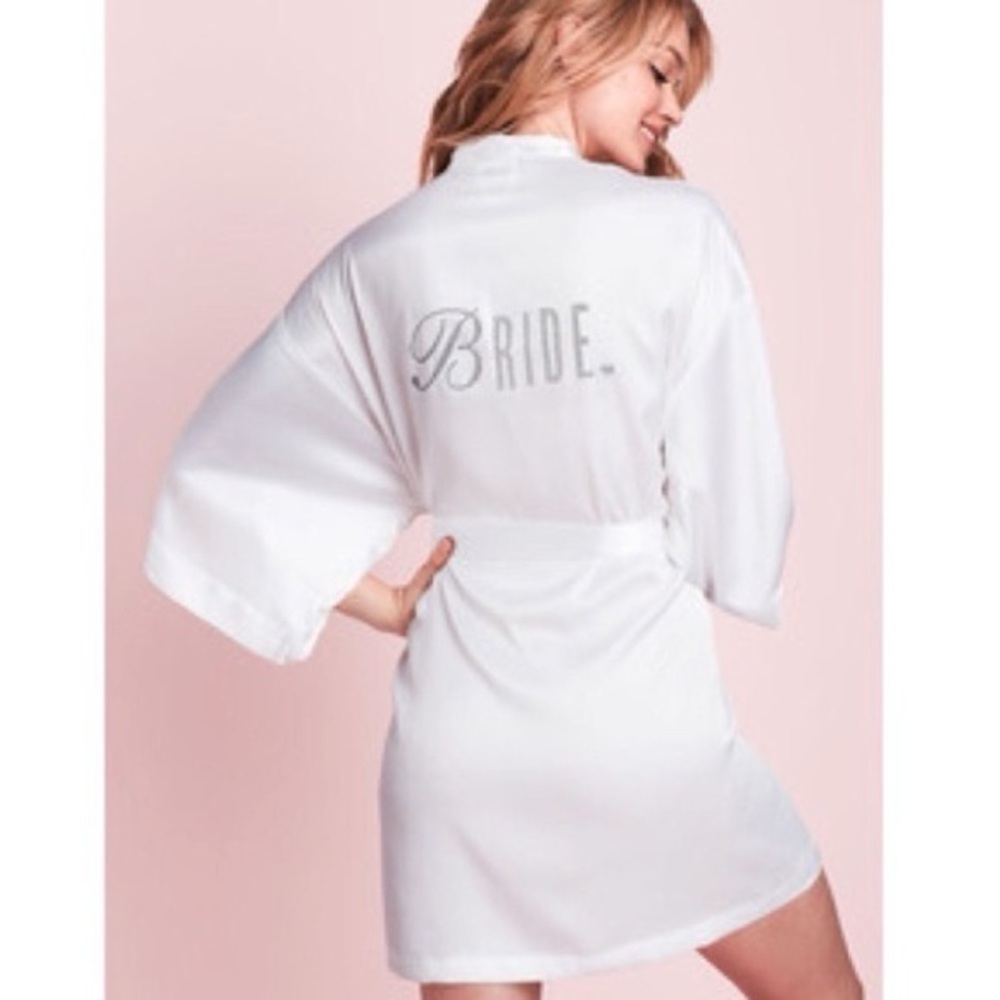 Victoria Secret Elegant White Bridal Robe